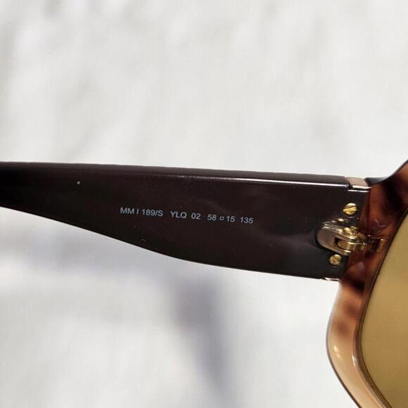 MARK BY MARK JACOBS MMJ 189/S YLQ 02 58 15 135 WOMENS   SUNGLASSES  BROWN FRAME - Picture 5 of 9